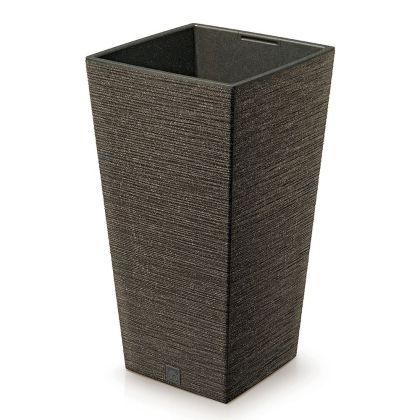 ECO COFFEE PLANTER FURU SQUARE ECO WOOD 35X35X66 CM MADE OF RECYCLED PLASTIC AND 33% WOOD