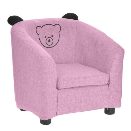 FABRIC ARMCHAIR FOR KIDS PINK 45X45X43