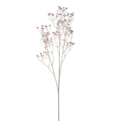 Изкуствено розово цвете 57см