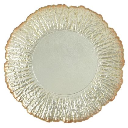 PL DECO PLATE CHAMPAGNE Φ33X2