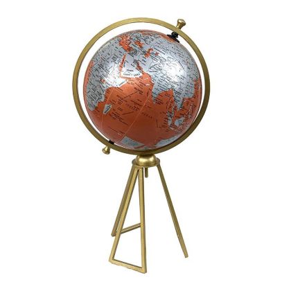 PVC/METAL GLOBE GOLDEN Φ20Χ42