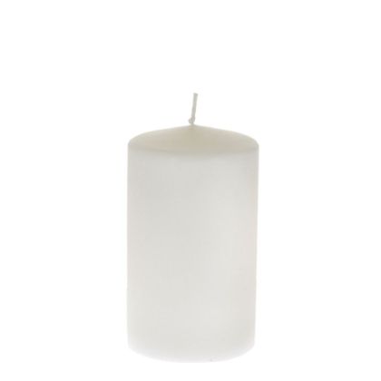 Свещ 8x14cm бяло
