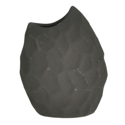 Керамична ваза черен цвят 16X11X20