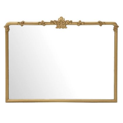 Стенно огледало с рамка от полиуретан злато 68X3X90