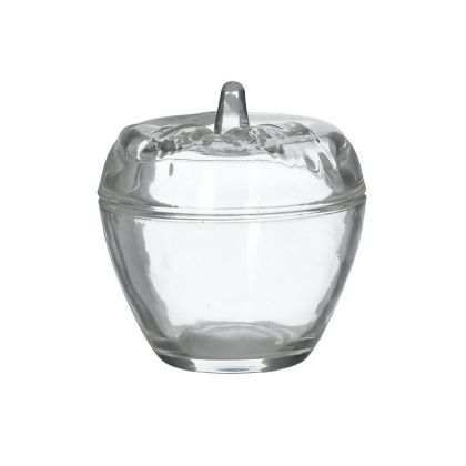 Стъклен буркан с капак прозрачен Φ10Χ10