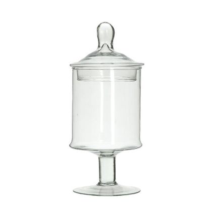 Стъклена ваза прозрачна Φ13X28
