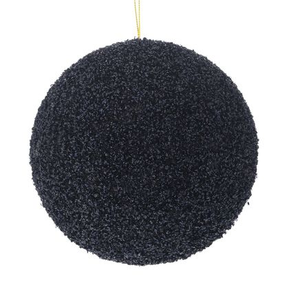Черна коледна топка 10CM