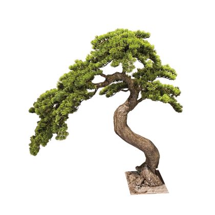 ARTIFICIAL BONSAI PINE TREE IN ΜΕΤAL BASE - H125cm