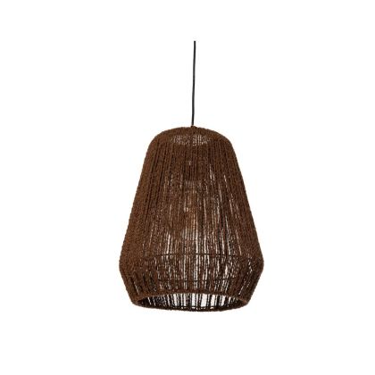 DECO PALM ROPE WEAVED HANGING LIGHT D30x38CM