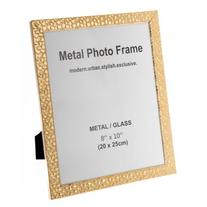 GOLD HAMMERED PHOTO FRAME 20X25CM