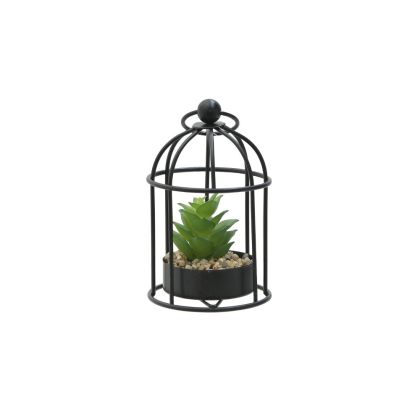 HANGING PLANT IN METAL CAGE Φ8Χ13