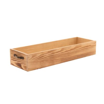 NATURAL WOODEN TRAY 41X13X7CM