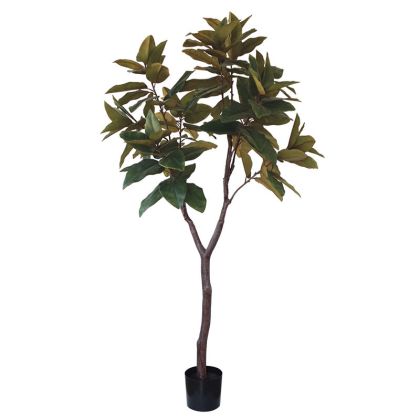 Real touch magnolia tree in plastic pot - H210cm