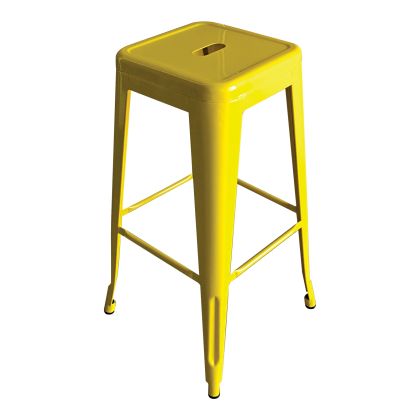 Бар стол RELIX метален жълт