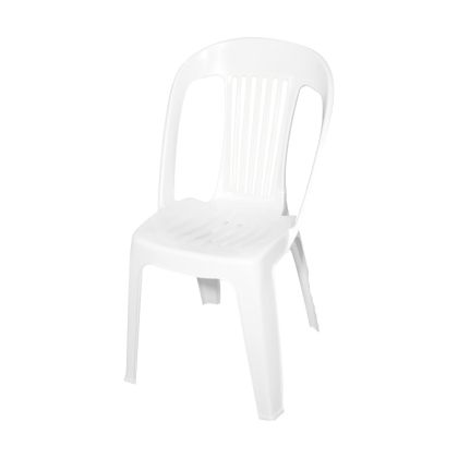 Градински стол DIANA бял пластмасов 83x46x55