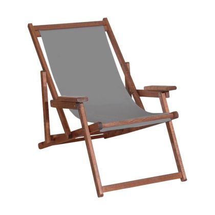 Платно за плажен стол сив цвят