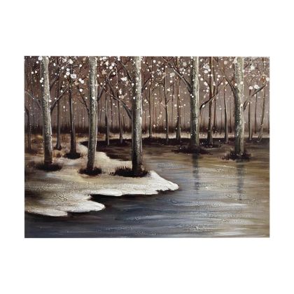 FOREST PAINT 5251 ON CANVAS WITH WOODEN FRAME 60*2.3*80