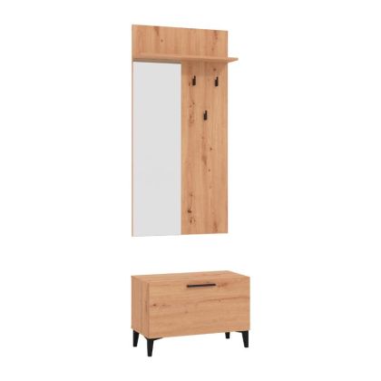 HALL STAND TERNI ARTISAN OAK 67.5x35x200cm