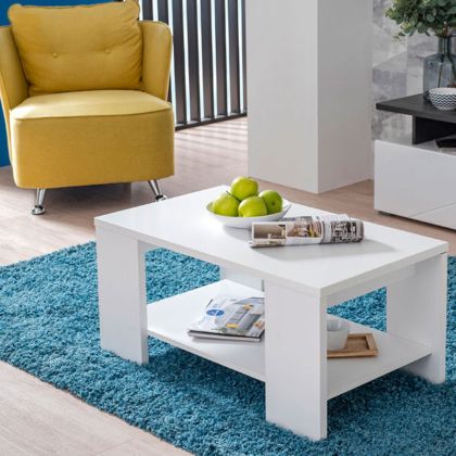 LIVING ROOM TABLE UNION WHITE 90.50*50.50*41.50