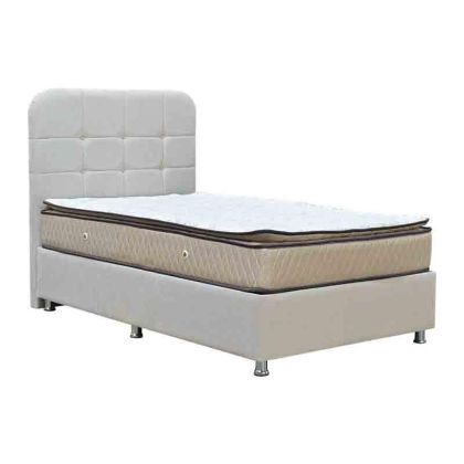 New Alexia BEIGE BED WITH STORAGE SPACE 212*122*120 (32) (120*200)