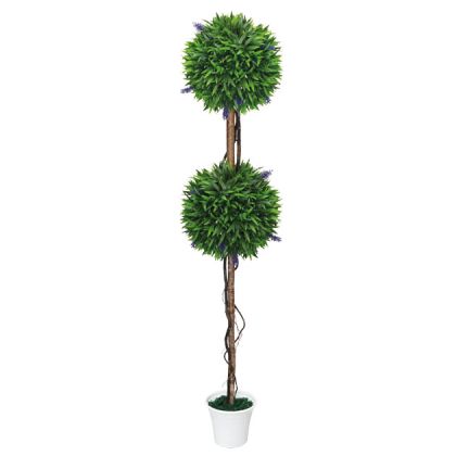 Декоративно дърво лавандула φ28см с естествено стъбло y130см