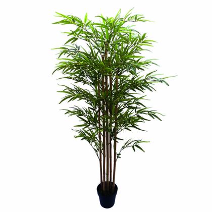 Изкуствено растение бамбуково дърво в саксия - височина 155см
