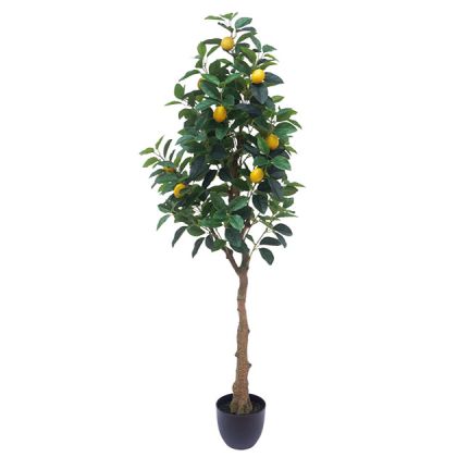 Изкуствено растение лимоново дърво в саксия - височина 150см