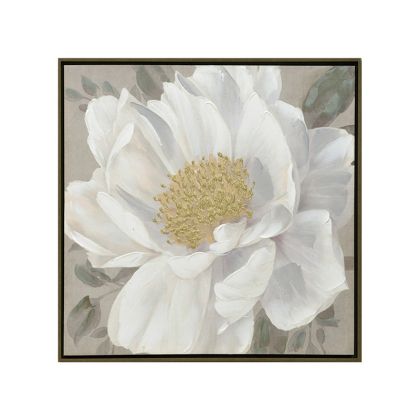 Картина платно бяло цвете 60x60cm