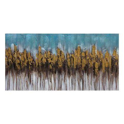 Картината на платно 'Златна гора' - размери 120x2.8x60 см