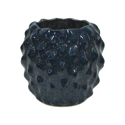 Керамична ваза Belinda син цвят 21x21x20см