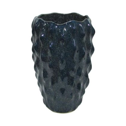 Керамична ваза Belinda син цвят 21x21x32см