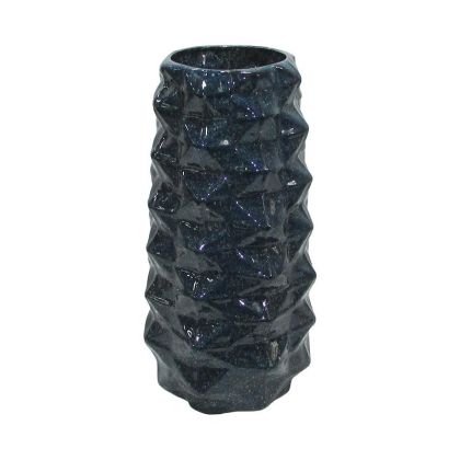 Керамична ваза Belinda син цвят 21x21x39см