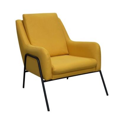 Кресло Roxana цвят горчица 72x98x96 см
