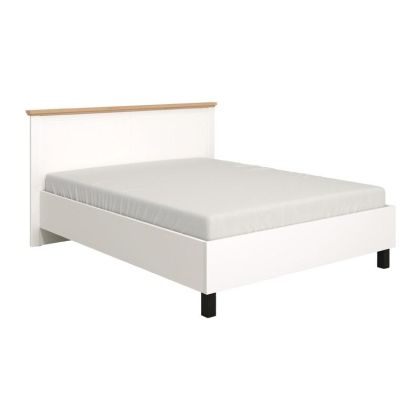 Легло 'Valencia' 160 цвят дъб-бял мат 182.5x208x103.5см (160x200)см