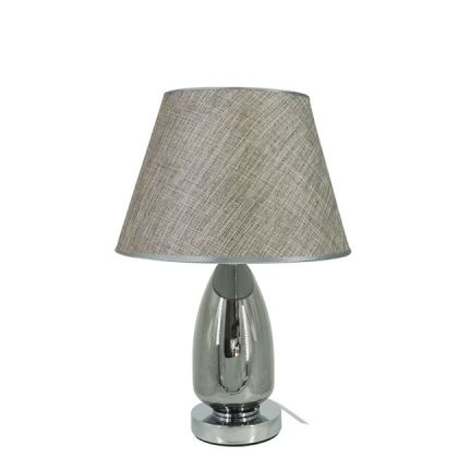 Нощна лампа - сребърно/сиво y39см