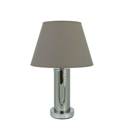 Нощна лампа - сребърно/сиво y43см
