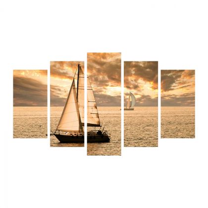 Картина от 5 части SUNSET SAILING HM7206.01