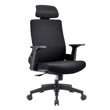 Офис кресло с мрежа в черно ΕΟ528,10