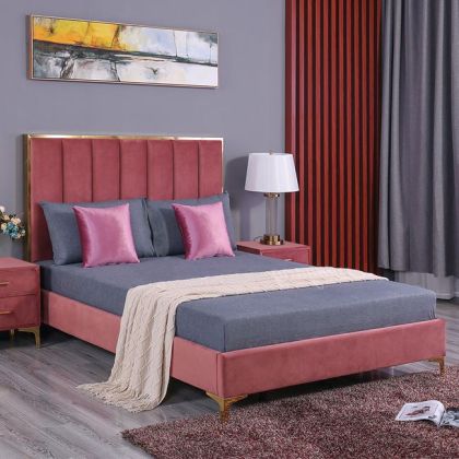 Спалня Avignon King size 160x200 пепел от рози HM590.02