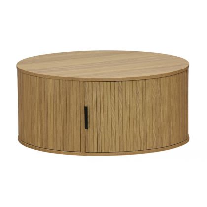 Холна маса Scandi MDF в натурален цвят D80x35.5cm