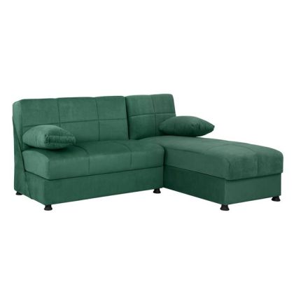 Ъглов диван with с 2 ракли HM3134.07 Ege кипърско зелено 188x145x84cm