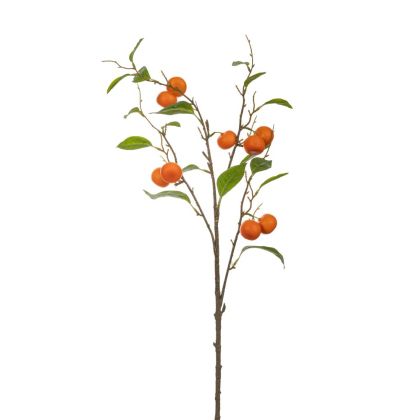 ARTFICIAL ORANGE TREE BRANCH 25X92CM