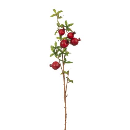 ARTFICIAL RED POMEGRANATE BRANCH 22Χ85CM