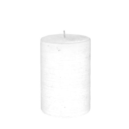 WHITE SCENTED PILLAR CANDLE 7X10CM BABY KISS