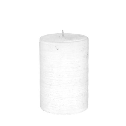 WHITE SCENTED PILLAR CANDLE 7X12CM BABY KISS