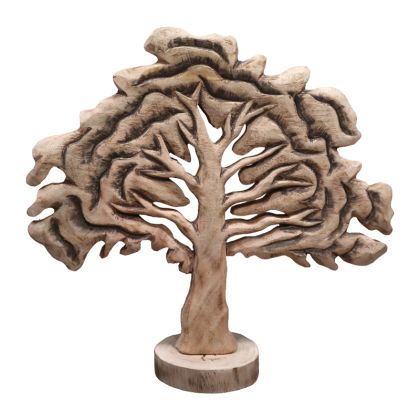 Настолна декорация tree Natrem Inart от мангово дърво 45x11x43cm