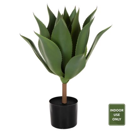 Изкуствено растение в кашпа HM7998 AGAVE Φ15x12.5-62Hcm.