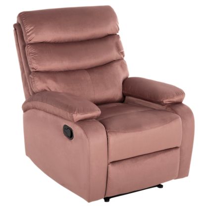 Кресло Massage YASUMU HM9784.02 прасковено розово VELVET 80x93x100см