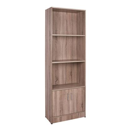 Меламинов шкаф за книги, Sonama цвят 60x30x174 см HM2269.02