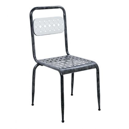 METAL CHAIR IN GREY COLOR 40X42X87